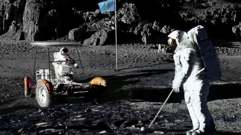 Ay’da golf oynadı, topları 50 yıl sonra bulundu