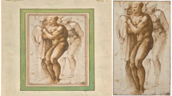 Michelangelo'nun eskizi 23 milyon Euro'ya satıldı