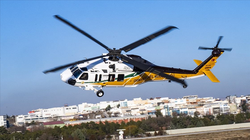Nihayet Orman Genel Müdürlüğü’nün kendine ait yangın söndürme helikopteri oldu