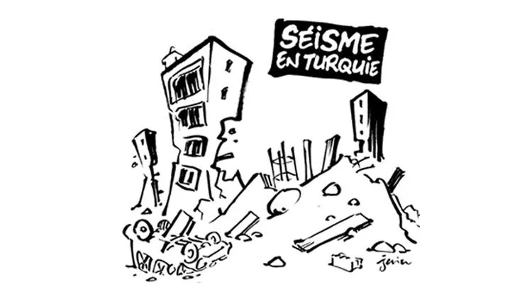 Charlie Hebdo, Türkiye'de depremlerle dalga geçti! Türkiye’den ‘Modern barbarlar’ tepkisi geldi