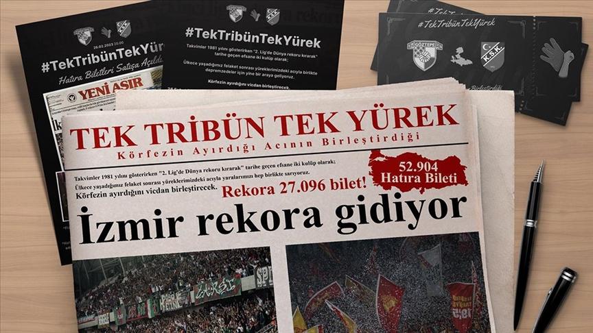 Deprem yardımı: Göztepe ile Karşıyaka’nın temsili maçına 53 bin bilet satıldı