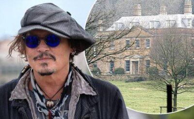 Johnny Depp İngiltere taşrasında bir eve yerleşmiş, orada yaşamaya başlamış