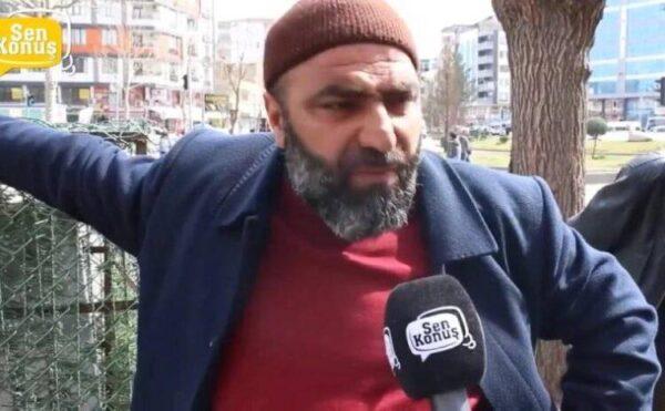 Sokak röportajında ‘Hizbullahçıyım, kafalarını keserim’ dedi ve gözaltına alındı
