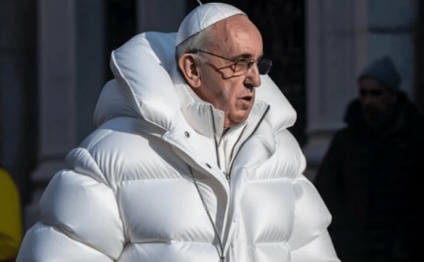 Yapay zeka, Papa Francis’e şişme mont giydirdi: Nasıl ayırt edeceğiz?