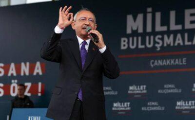 Kılıçdaroğlu Çanakkale’de: Sizin hayalleriniz Bay Kemal’in hedefi olacak