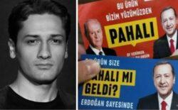 Gözaltına alınan 'Erdoğan sayesinde' afişinin tasarımcısı serbest: Rahatsız etmeye devam edeceğim