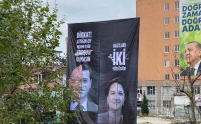 Ülkü Ocakları’ndan Kılıçdaroğlu ve Akşener pankartı: Her oy Mehmetçiğe kurşun