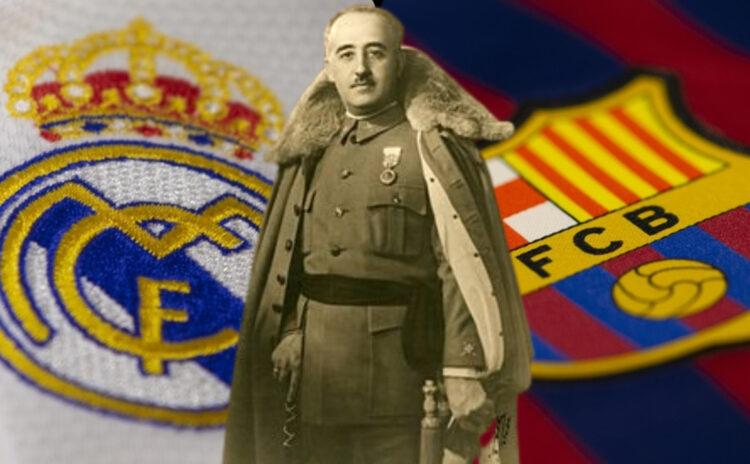 Real Madrid ile Barcelona kavgada: Sensin Franco'nun kulübü!