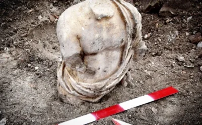 İstanbul’un tarih fışkıran toprağından heykel çıktı
