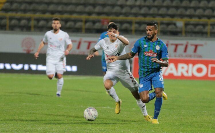 Rizespor ikincilik için pole pozisyona geçti