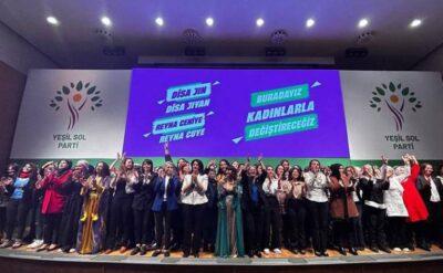 Yeşil Sol Parti kadın adaylarını tanıttı
