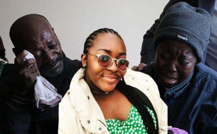Gabonlu Dina'nın eşyalarını alan anne ve babası gözyaşlarına boğuldu