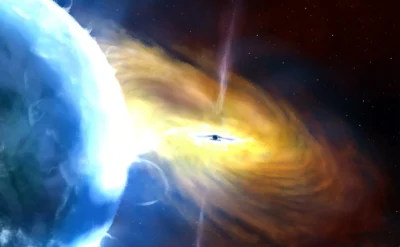 Kara delik yıldızı yutuyor, astronomlar seyretmeye doyamıyor