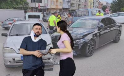 İnegölspor Başkanı Osman Sevim kaza geçirdi