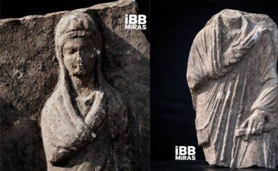 İstanbul’daki kazılarda 1500 yıllık heykeller bulundu