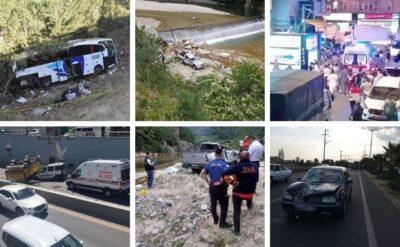 Trafik kazalarında ağustos kabusu: 24 saatte 16 ölü, 22 yaralı