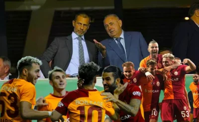 UEFA Başkanı Ceferin Galatasaray’a hayran kaldı