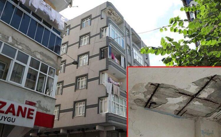 İstanbul'daki korku filmi seti gibi bina: Deprem değil rüzgar vursa zaten yıkılacak