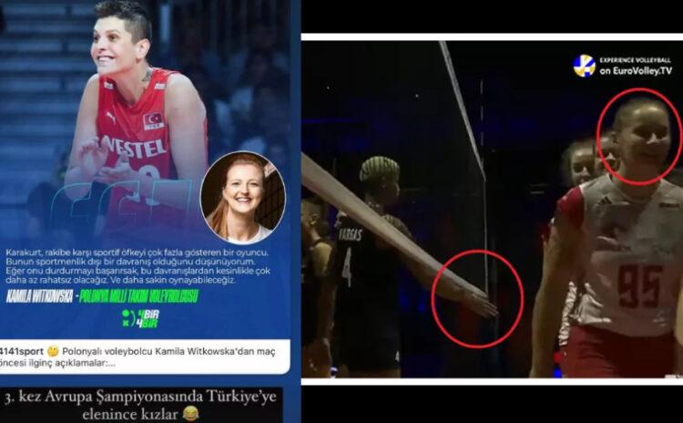 Polonya maçı sosyal medyada devam ediyor! Ebrar Karakurt ve Melissa Vargas'tan olay gönderme