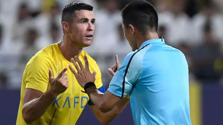 Cristiano Ronaldo'dan golünü iptal eden hakeme: Lanet olsun