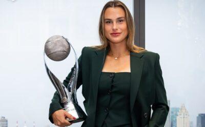 Önce raket kırdı, sonra 1 numarayı kutladı: Aryna Sabalenka