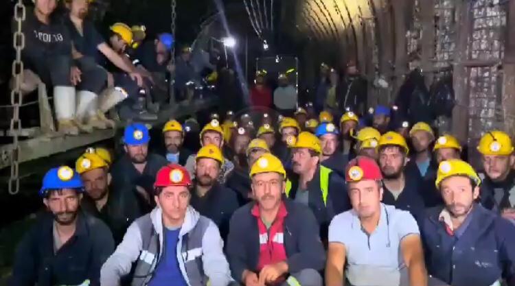 170 madenci, haklarını alabilmek için madende açlık grevine başladı