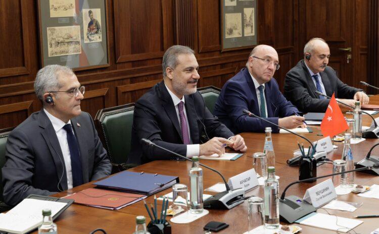 Dışişleri Bakanı Fidan, Rusya Savunma Bakanı Şoygu'yla görüştü: Masadaki konular Suriye ve Tahıl Koridoru