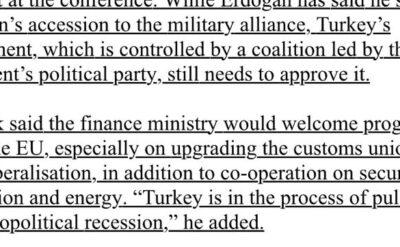 10Haber, Financial Times’a haber atlatırken…