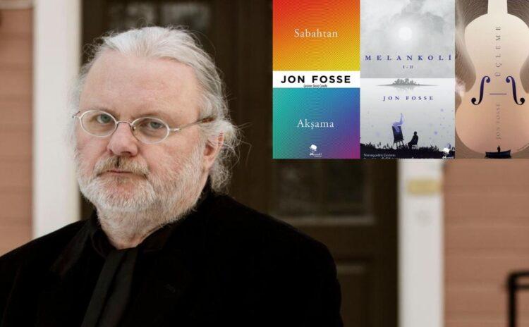 Raf Gezgini Nobelli yazar Jon Fosse'nin kitaplığına bakıyor