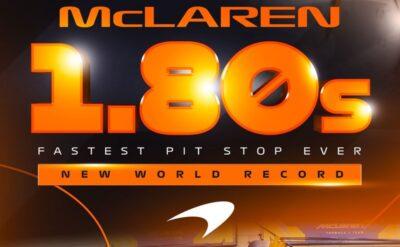 McLaren pit stop rekoruyla F1 tarihine geçti