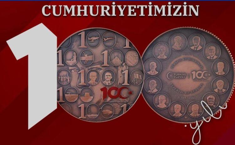 Darphane'den Cumhuriyet'in 100. Yılı'na özel hatıra para