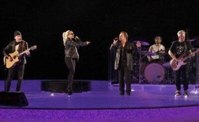 U2 ve Lady Gaga Las Vegas’taki dev kürede bir arada