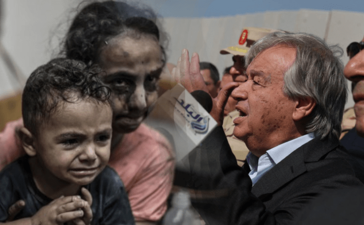 Gazze'de iki milyon abluka altında, Guterres 20 kamyon için kapıda