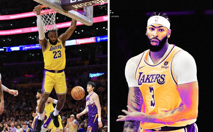 Los Angeles Lakers'ın yıldızları parladı