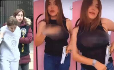 Fenomen ruhsatsız tabancayla gösteriş yapmaya kalktı, polis kapısında bitti