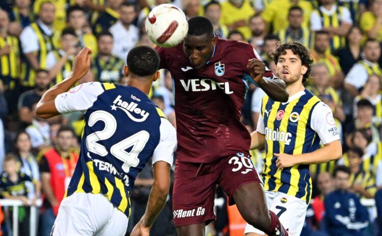 Fenerbahçe'nin mükemmel serisini Trabzonspor bitirdi