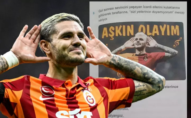 Galatasaray'ın yıldızı Icardi bu kez 'soru' oldu!