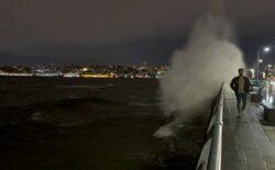 Fırtına etkisini gösteriyor: Boğazlar gemi trafiğine kapatıldı