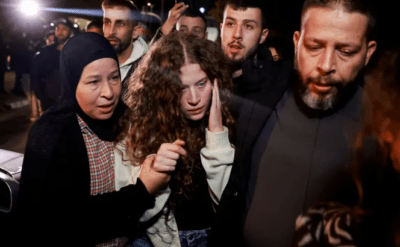 Filistin’in ‘cesur kızı’ Ahed Tamimi serbest bırakıldı