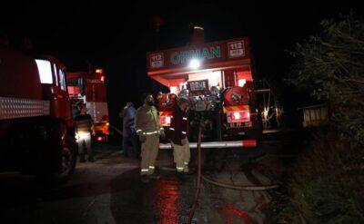 Trabzon Sürmene’de yangın: 17 ev tahliye edildi
