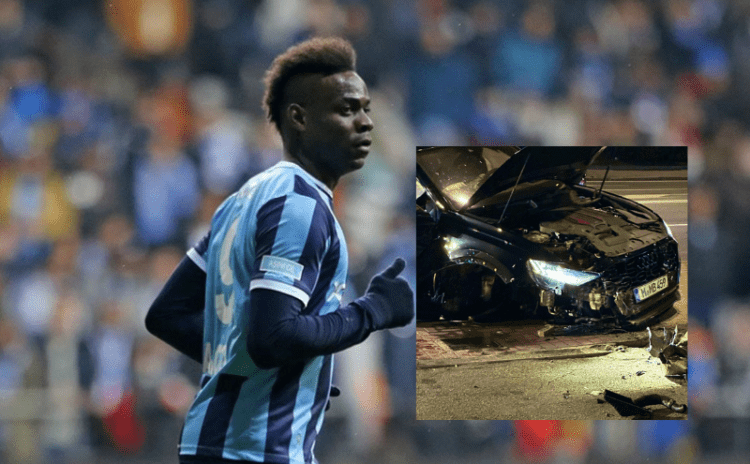 Trafik kazası geçiren Balotelli alkol testini geri çevirdi