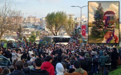 Yıldız Teknik’te ağaç süsleme kavgası, yaşam tarzı mücadelesine dönüştü