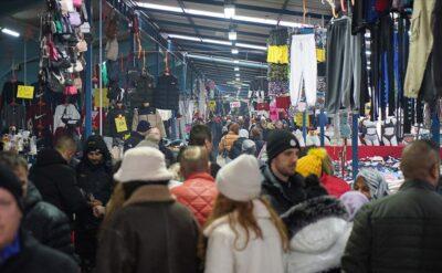 Bulgar ve Yunan turistler Noel alışverişi için Edirne’ye akın etti