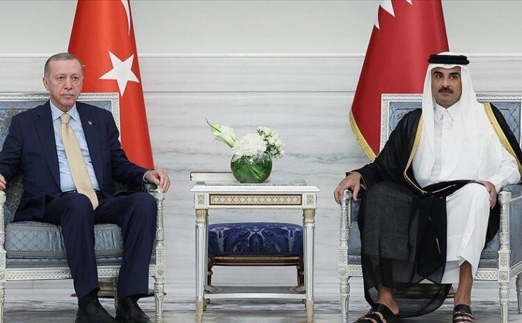 Katar'da Erdoğan-Al Sani görüşmesi: Masada Gazze vardı
