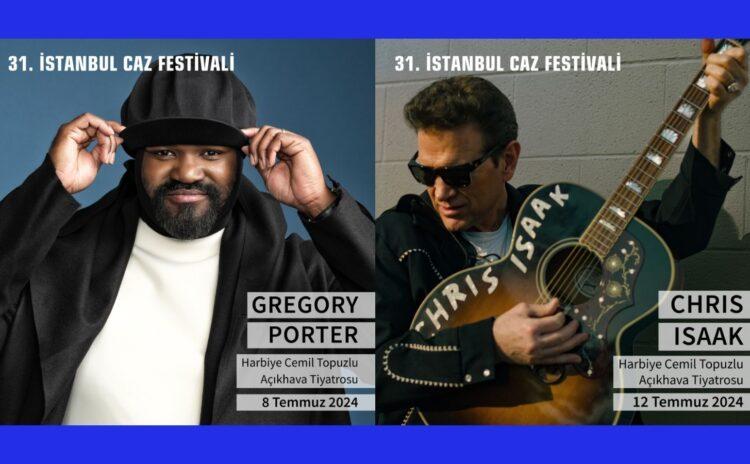 İstanbul Caz Festivali'nin ilk yıldızları Gregory Porter ve Chris Isaak
