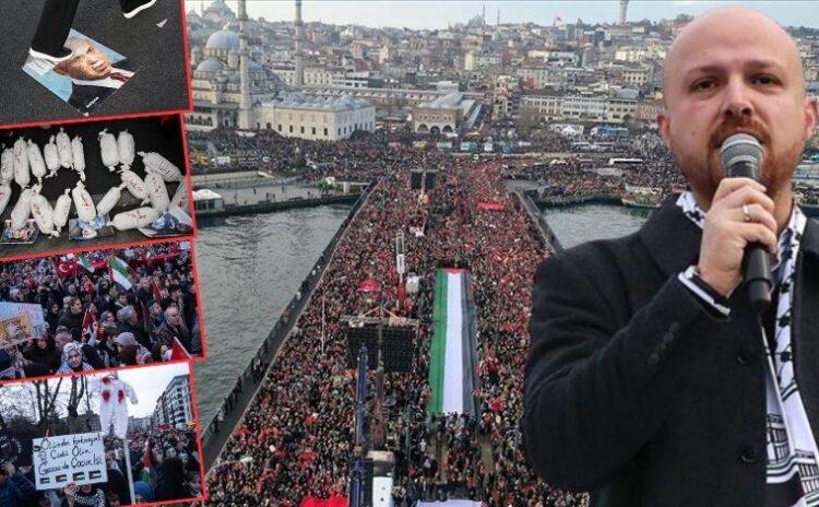 Bilal Erdoğan 'Gazze' mitinginde: 'Sermaye sahipleri ayağını denk alsın'