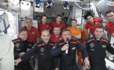 İlk Türk astronot Uluslararası Uzay İstasyonu’ndan seslendi