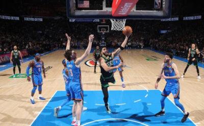 Oklahoma City Thunder, Boston Celtics’e ‘dur’ dedi