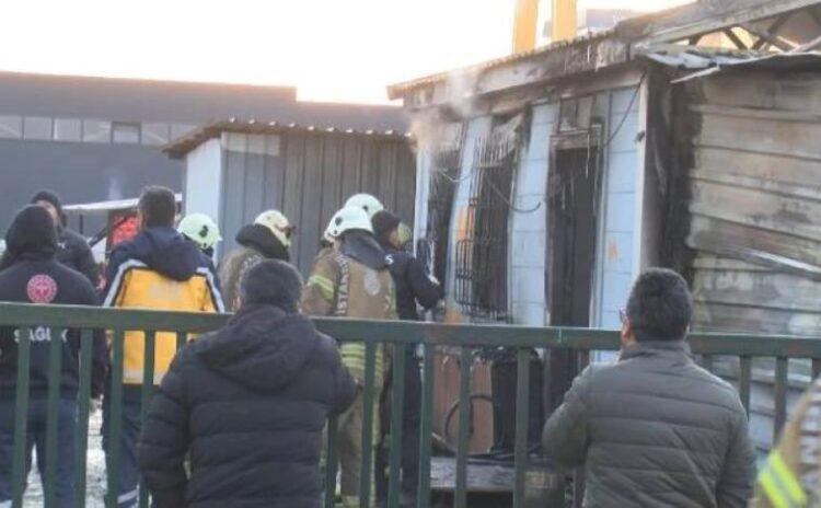 İşçilerin kaldığı konteynerda yangın: 3 öldü