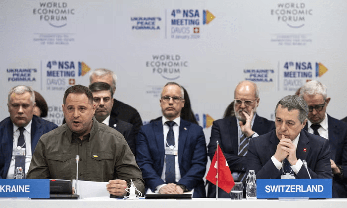 Rusyasız barış planı görüşmelerinin dördüncüsü Davos'ta yapıldı